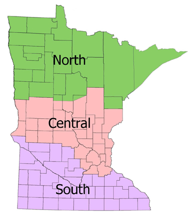 Airport Operations Regions Map