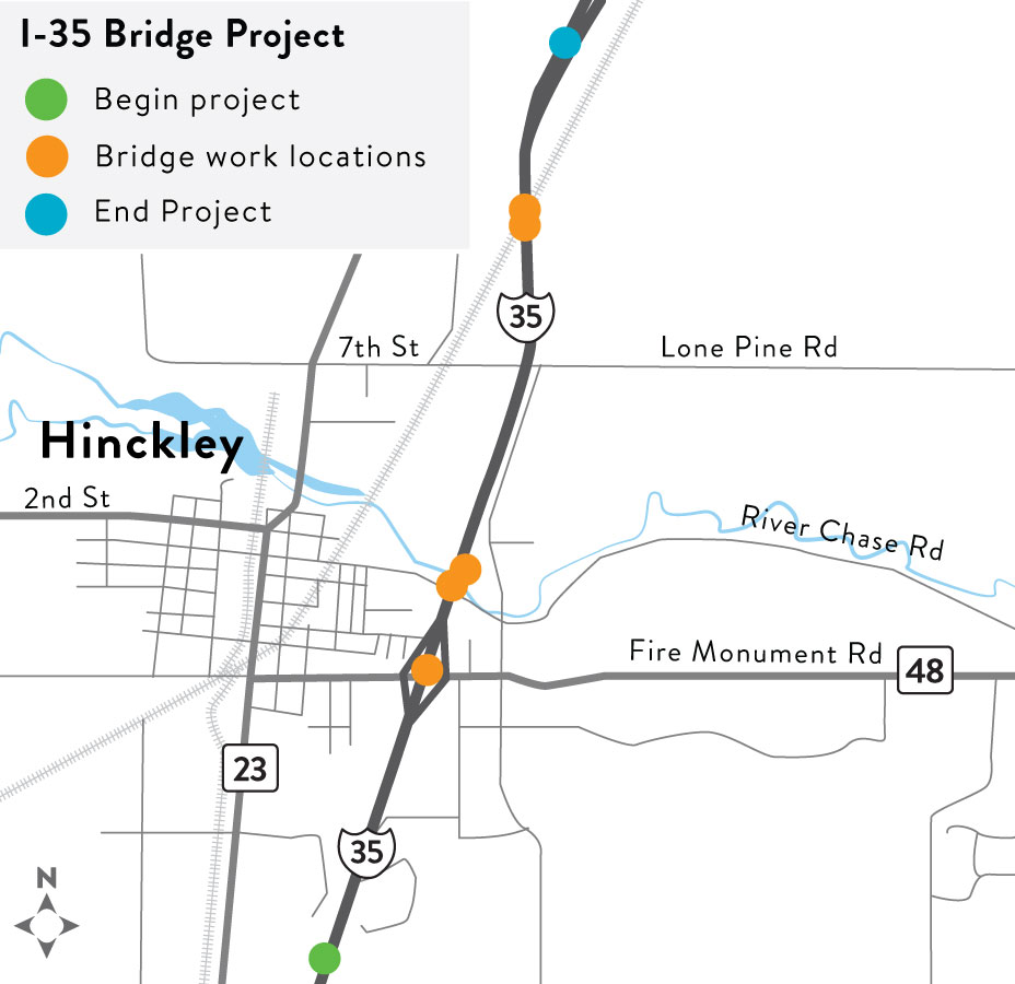 A rendering of the Hinckley bridges project.