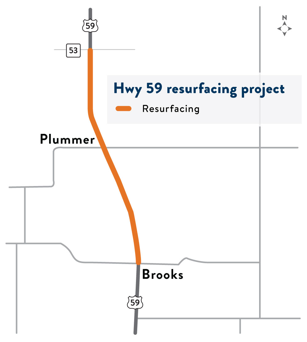 Highway 59 Project Map