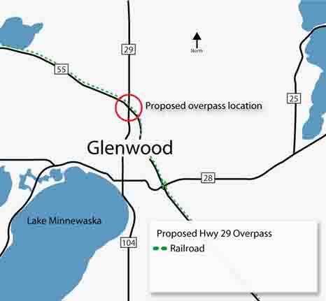 Proposed Hwy 29 overpass location