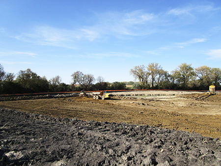 Willmar Wye project - excavation northeast of Hwy 40 and CR 55, view 2
