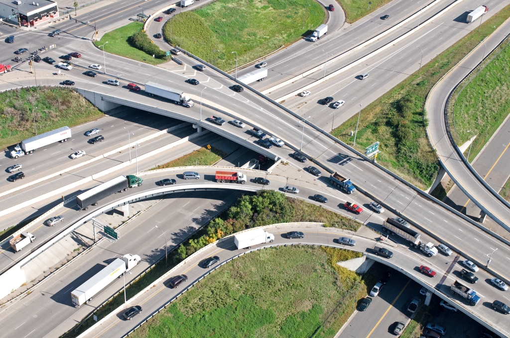 image of highway interchange