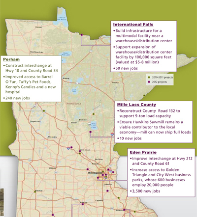 map of ted projects