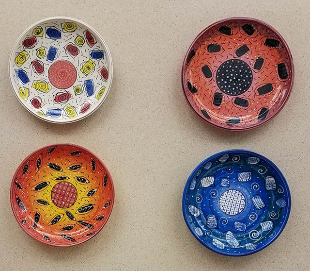 Photo of Series of Ceramic Platters by Martha Wittstruck.