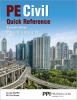 book cover image of PE Civil Quick Reference
