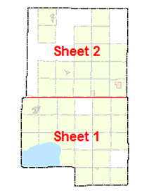 Aitkin County image map with links to county maps