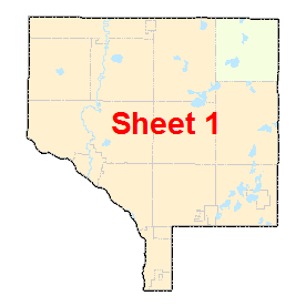 Anoka County image map with link to county map