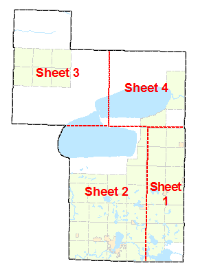 Beltrami County image map with link to county map