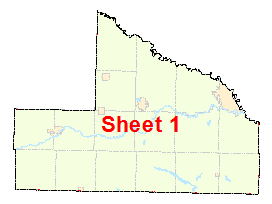 Brown County image map with link to county map