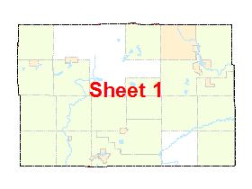 Carlton County image map with link to county map