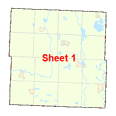 Grant County image map with link to county map