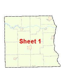 Houston County image map with link to county map