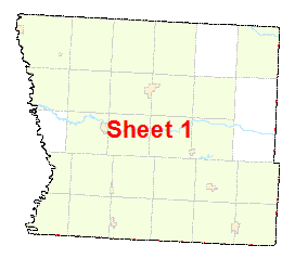 Kittson County image map with link to county map