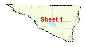 Nicollet County image map with link to county map