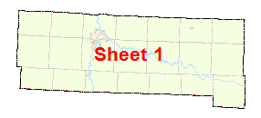 Pennington County image map with link to county map