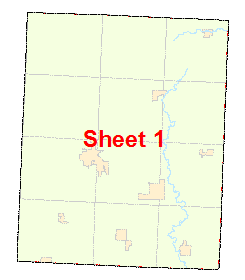 Pipestone County image map with link to county map