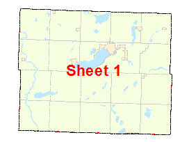 Pope County image map with link to county map