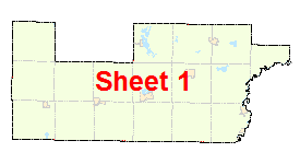 Sibley County image map with link to county map