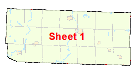 Swift County image map with link to county map