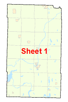Todd County image map with link to county map