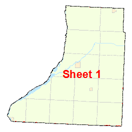 Traverse County image map with link to county map