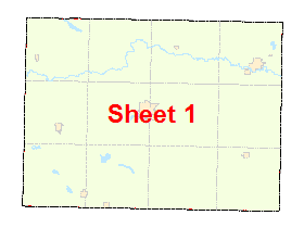 Watonwan County image map with link to county map