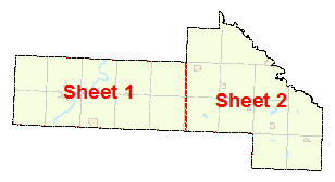 Yellow Medicine County image map with link to county map