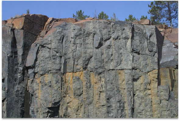 Rocky cut