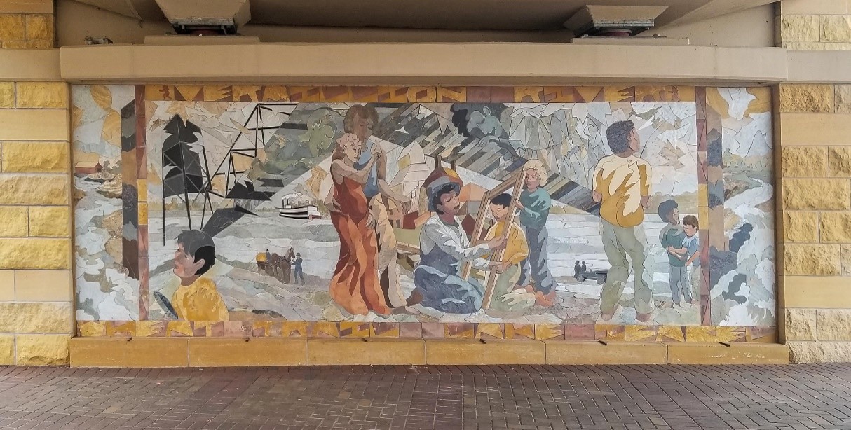 Example bridge mural in Hastings, MN