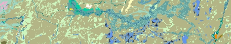 map of geomorphic features