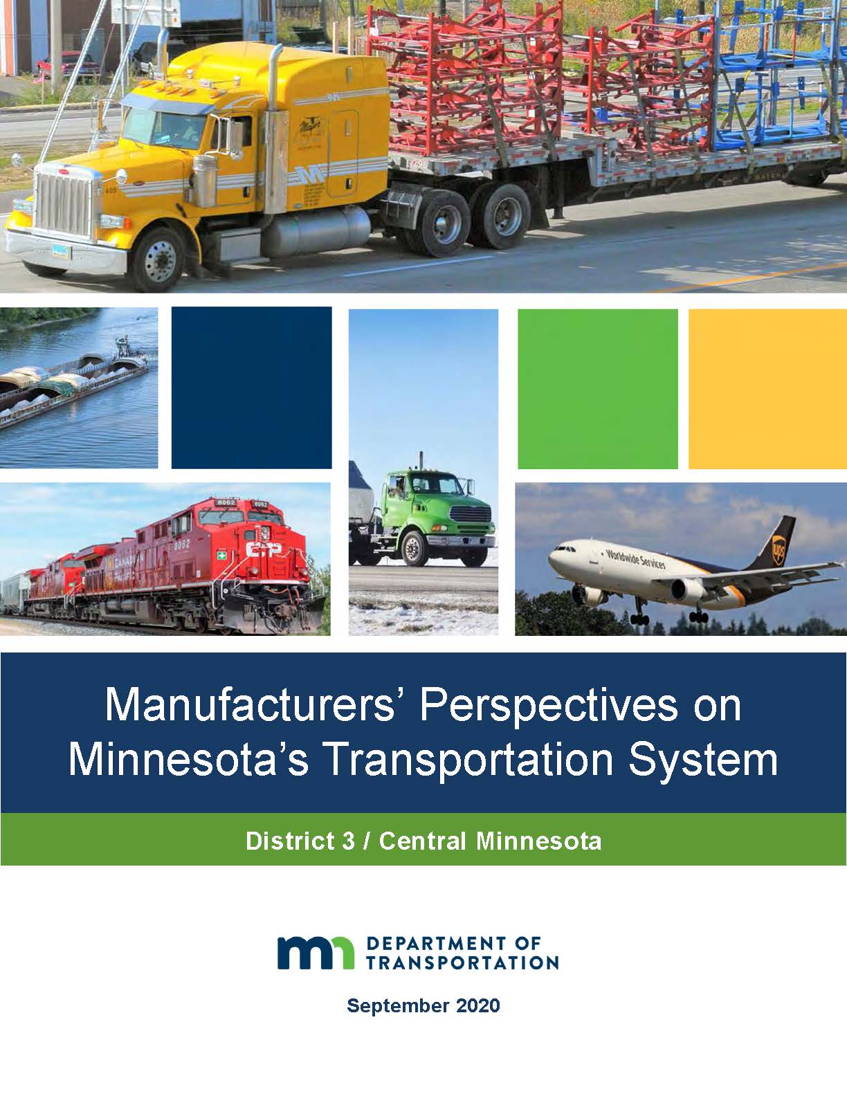 D3 Manufacturers' Perspectives report cover page