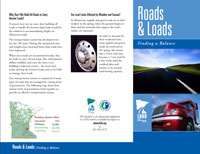 Roads & Loads: Finding a Balance Brochure Cover