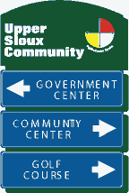 Community Destination signs example