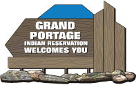 Grand Portage Community Identification sign example
