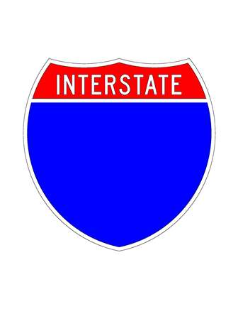 interstate highway sign