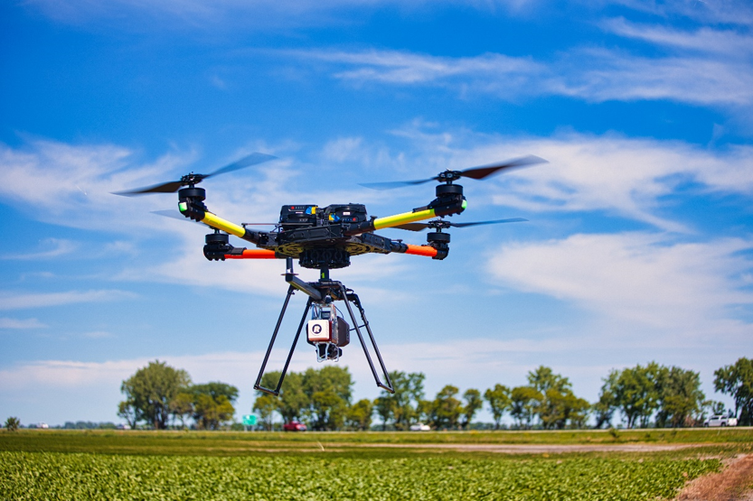 This FreeFly Alta X drone uses advanced lidar, high-resolution color imagery, and robust GPS systems to produce accurate maps and surveys. MnDOT’s Office of Land Management has four drone pilots and nine drones.