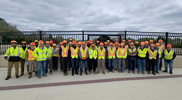 Graduate Engineers and Land Surveyors group photo taken at the the Spring 2026 Grad Meeting