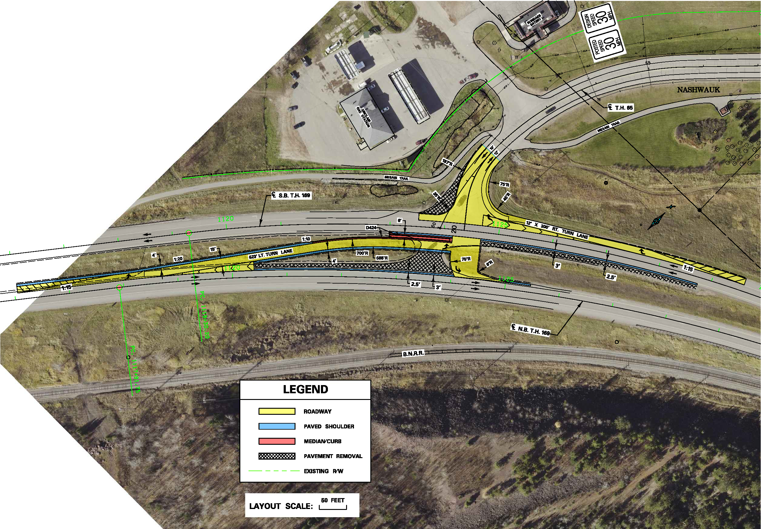 Hwys 169/65 intersection improvement project MnDOT