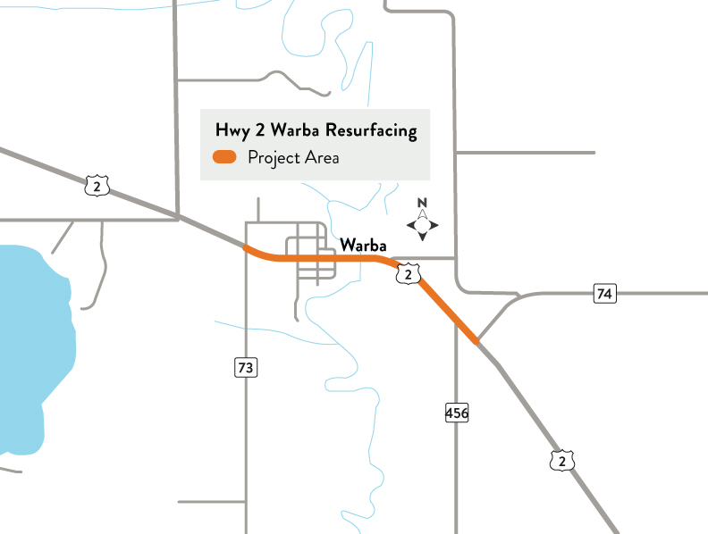 A rendering of the Hwy 2 Warba project.