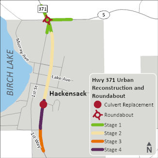 Click to enlarge Map of project limits