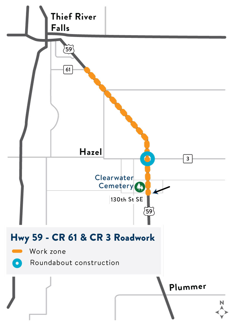 Highway 59 project map