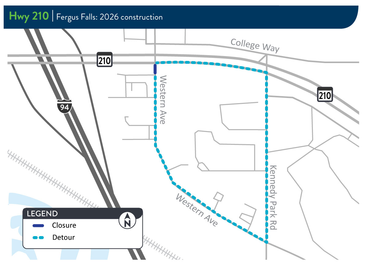 detour map