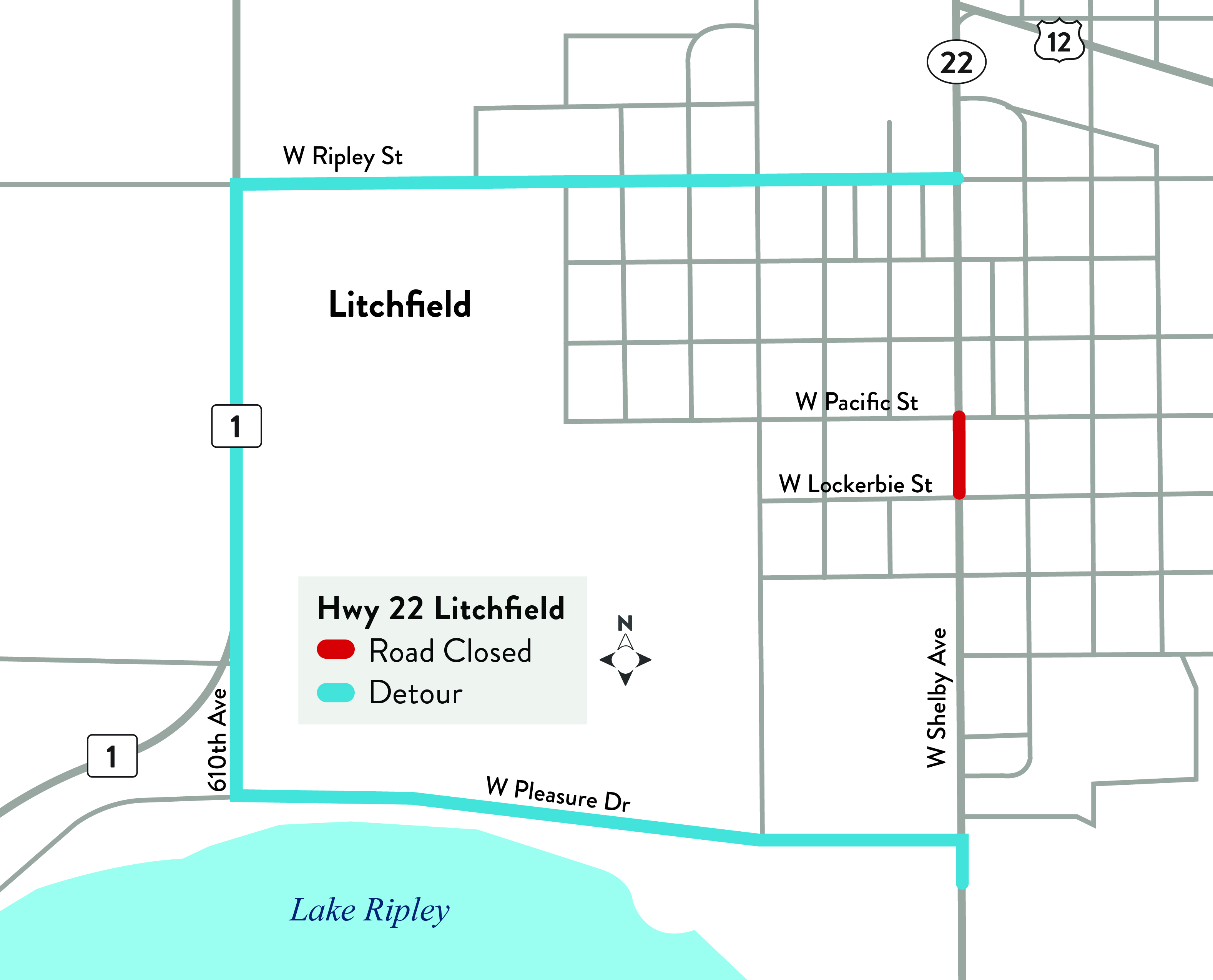 detour map
