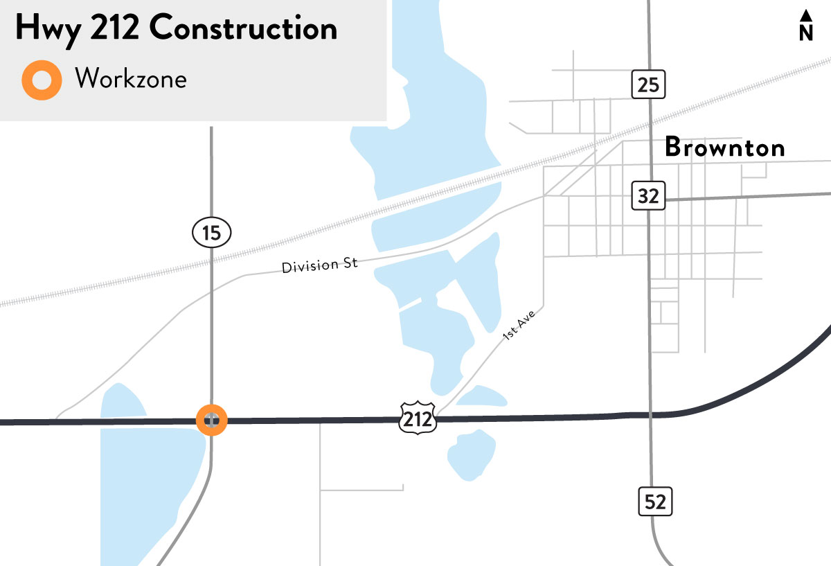 Hwy 212 Brownton MnDOT