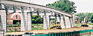 Precast concrete bridge beams