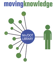 Moving Knowledge - MnDOT Library Graphic