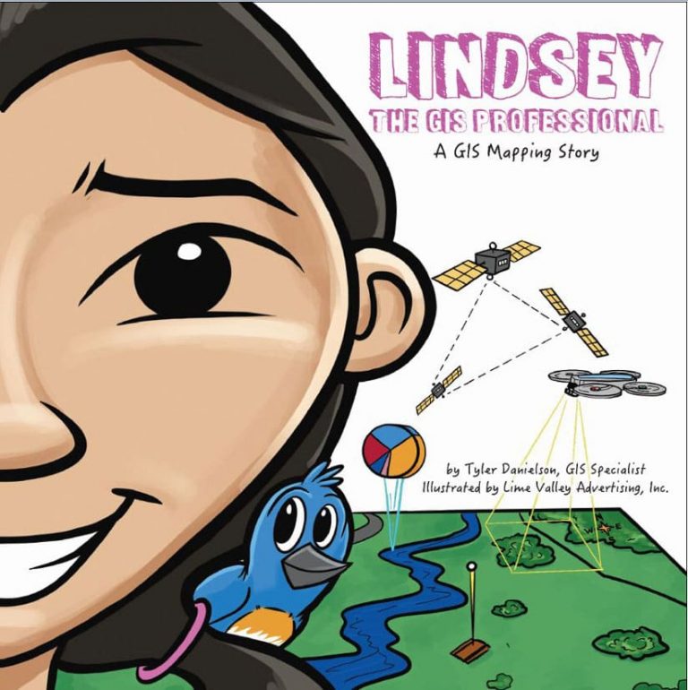 Cover of "Lindsey the GIS professional: a GIS mapping story" by Tyler Davis