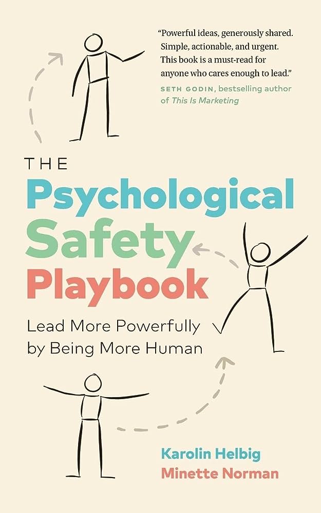 Cover of the Psychological Safety Handbook, by Karolin Helbig and Minette Norman