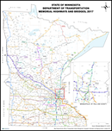 Memorial highways & bridges map