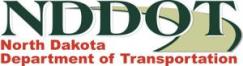 North Dakota Department of Transportation logo